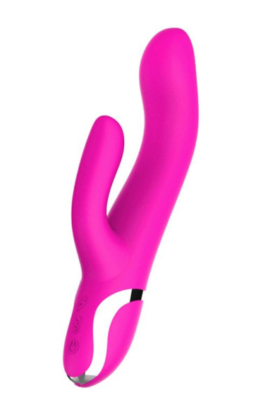 Розовый вибратор-кролик NAGHI NO.43 RECHARGEABLE DUO VIBRATOR - 23 см. Розовый вибратор-кролик NAGHI NO.43 RECHARGEABLE DUO VIBRATOR - 23 см.