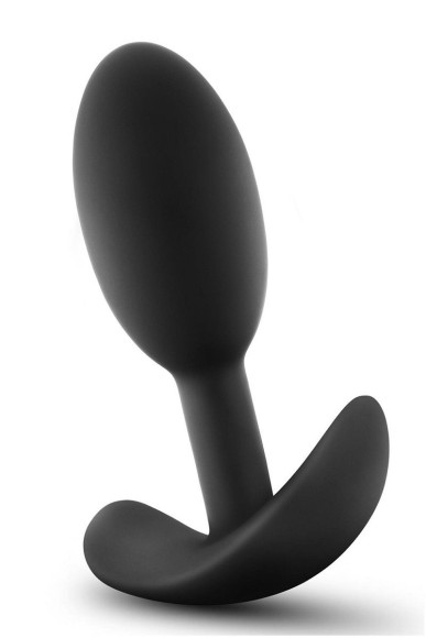 Черный анальный стимулятор Vibra Slim Plug Small - 8,8 см. Черный анальный стимулятор Vibra Slim Plug Small - 8,8 см.