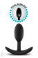 Черный анальный стимулятор Vibra Slim Plug Small - 8,8 см. Черный анальный стимулятор Vibra Slim Plug Small - 8,8 см.