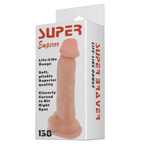 Фаллоимитатор-гигант Super Braver - 35 см. Фаллоимитатор-гигант Super Braver - 35 см.