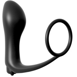 Анальная пробка с вибрацией с эрекционным кольцом Ass-Gasm Cockring Vibrating Plug Анальная пробка с вибрацией с эрекционным кольцом Ass-Gasm Cockring Vibrating Plug