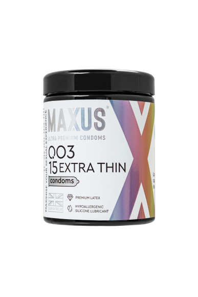 Экстремально тонкие презервативы MAXUS 003 Extra Thin - 15 шт. Экстремально тонкие презервативы MAXUS 003 Extra Thin - 15 шт.