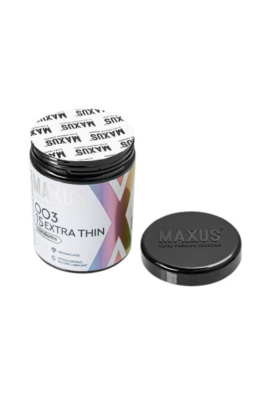 Экстремально тонкие презервативы MAXUS 003 Extra Thin - 15 шт. Экстремально тонкие презервативы MAXUS 003 Extra Thin - 15 шт.