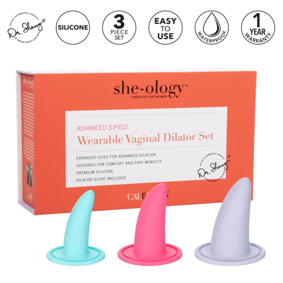 Набор She-ology из 3 разноцветных расширителей Набор She-ology из 3 разноцветных расширителей