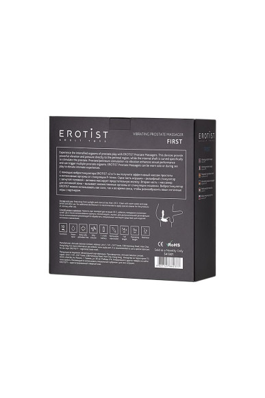 Массажер простаты Erotist First Массажер простаты Erotist First