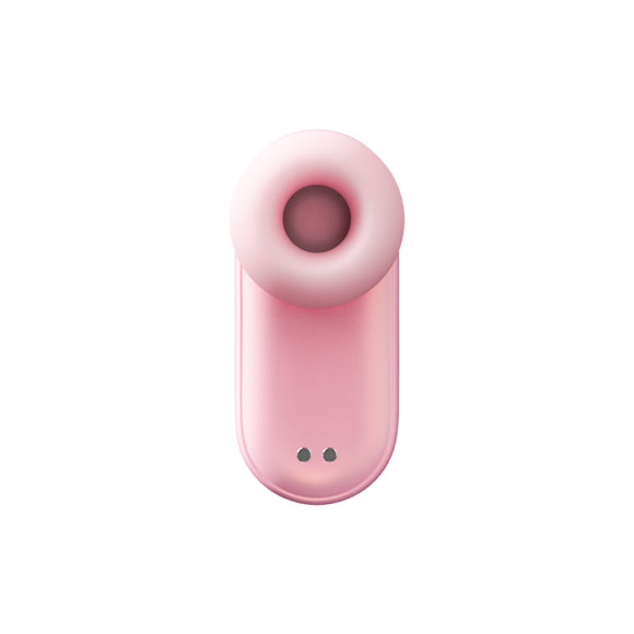 Розовый вакуумный стимулятор клитора Alggie Earphone с управлением через приложение Розовый вакуумный стимулятор клитора Alggie Earphone с управлением через приложение