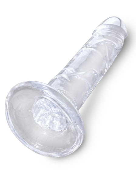 Прозрачный фаллоимитатор King Cock Clear 6 Cock - 18,4 см. Прозрачный фаллоимитатор King Cock Clear 6 Cock - 18,4 см.