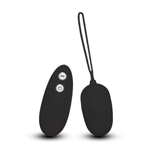 Чёрное виброяйцо с пультом дистанционного управления ULTRA SEVEN REMOTE CONTROL EGG Чёрное виброяйцо с пультом дистанционного управления ULTRA SEVEN REMOTE CONTROL EGG