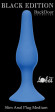 Синяя анальная пробка Slim Anal Plug Medium - 11,5 см. Синяя анальная пробка Slim Anal Plug Medium - 11,5 см.