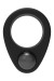 Черное эрекционное кольцо Cockring Single Weight
