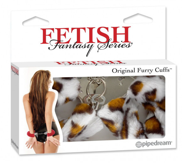Наручники с искусственным леопардовым мехом Original Furry Cuffs Наручники с искусственным леопардовым мехом Original Furry Cuffs