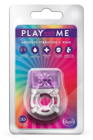 Фиолетовое эрекционное виброкольцо One Night Stand Vibrating C-Ring Фиолетовое эрекционное виброкольцо One Night Stand Vibrating C-Ring