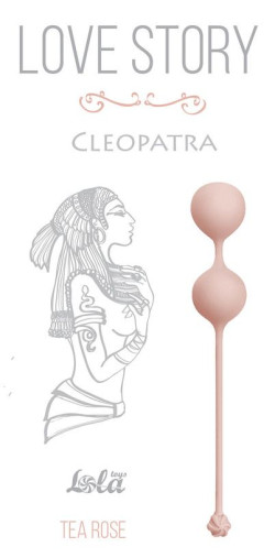 Розовые вагинальные шарики Cleopatra Tea Rose Розовые вагинальные шарики Cleopatra Tea Rose