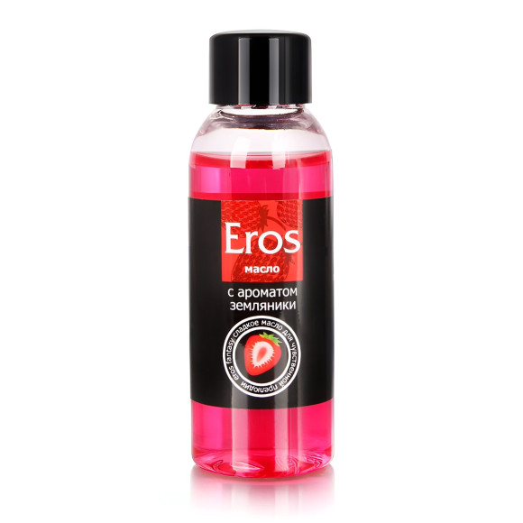 Массажное масло Eros Fantasy с ароматом земляники - 50 мл. Массажное масло Eros Fantasy с ароматом земляники - 50 мл.