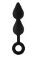 Черный анальный стимулятор XL Double Drop Plug - 20 см. Черный анальный стимулятор XL Double Drop Plug - 20 см.
