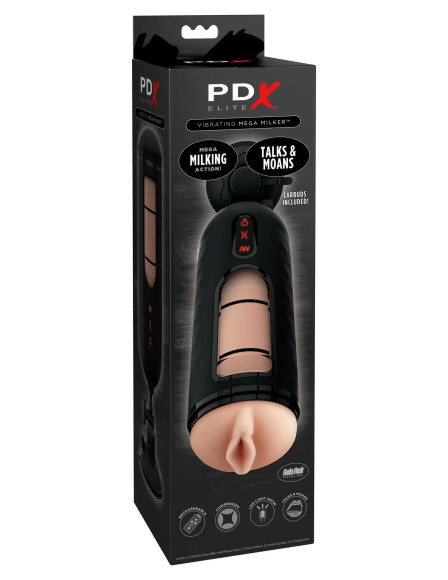 Мастурбатор-вагина с вибрацией Vibrating Mega Milker Мастурбатор-вагина с вибрацией Vibrating Mega Milker