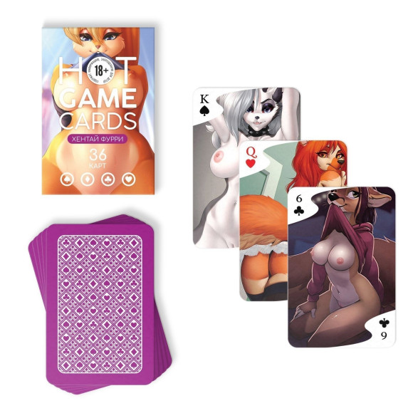 Игральные карты Hot Game Cards «Хентай Фурри» Игральные карты Hot Game Cards «Хентай Фурри»