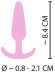Розовая анальная втулка Mini Butt Plug - 8,4 см. Розовая анальная втулка Mini Butt Plug - 8,4 см.