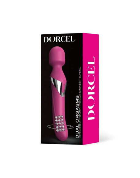Розовый двусторонний вибромассажер Dual Orgasms - 23,5 см. Розовый двусторонний вибромассажер Dual Orgasms - 23,5 см.