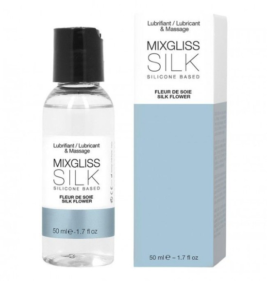 Смазка на силиконовой основе Mixgliss Silk - 50 мл. Смазка на силиконовой основе Mixgliss Silk - 50 мл.