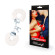 Белые меховые наручники на сцепке с ключиками Белые меховые наручники на сцепке с ключиками