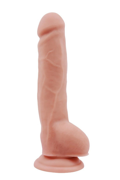 Телесный фаллоимитатор-реалистик Dual Density Dildo - 23 см. Телесный фаллоимитатор-реалистик Dual Density Dildo - 23 см.