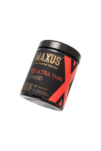 Ультратонкие презервативы MAXUS Ultra Thin - 12 шт. Ультратонкие презервативы MAXUS Ultra Thin - 12 шт.