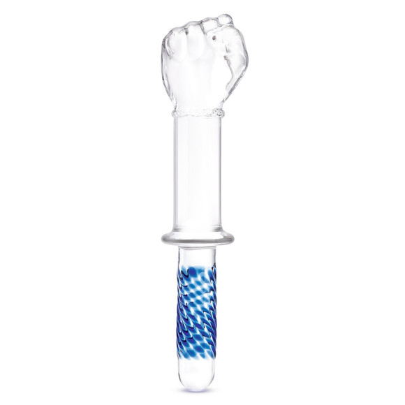 Стеклянный стимулятор в форме сжатой в кулак руки 11’’ Glass Fist Double Ended With Handle Grip - 28 см. Стеклянный стимулятор в форме сжатой в кулак руки 11’’ Glass Fist Double Ended With Handle Grip - 28 см.
