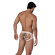 Белые трусы-джоки с ажурными вставками Urge Jockstrap Белые трусы-джоки с ажурными вставками Urge Jockstrap