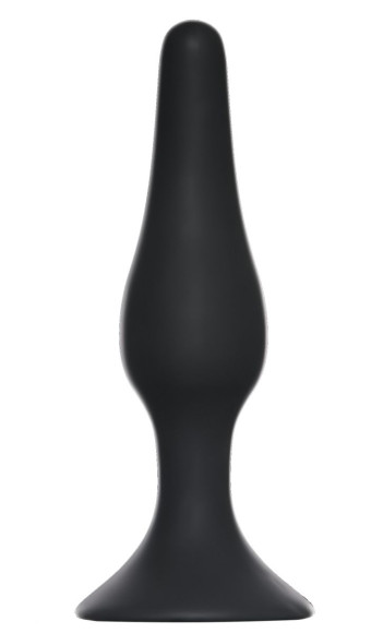 Чёрная малая анальная пробка Slim Anal Plug Small - 10,5 см. Чёрная малая анальная пробка Slim Anal Plug Small - 10,5 см.
