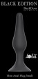 Чёрная малая анальная пробка Slim Anal Plug Small - 10,5 см. Чёрная малая анальная пробка Slim Anal Plug Small - 10,5 см.