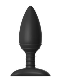 Чёрная вибровтулка NEXUS ACE MEDIUM с дистанционным управлением - 12 см. Чёрная вибровтулка NEXUS ACE MEDIUM с дистанционным управлением - 12 см.