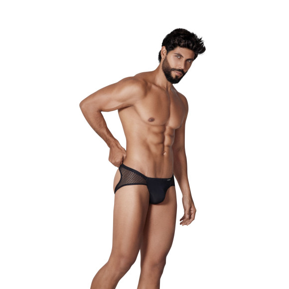 Черные трусы-джоки с ажурными вставками Urge Jockstrap Черные трусы-джоки с ажурными вставками Urge Jockstrap
