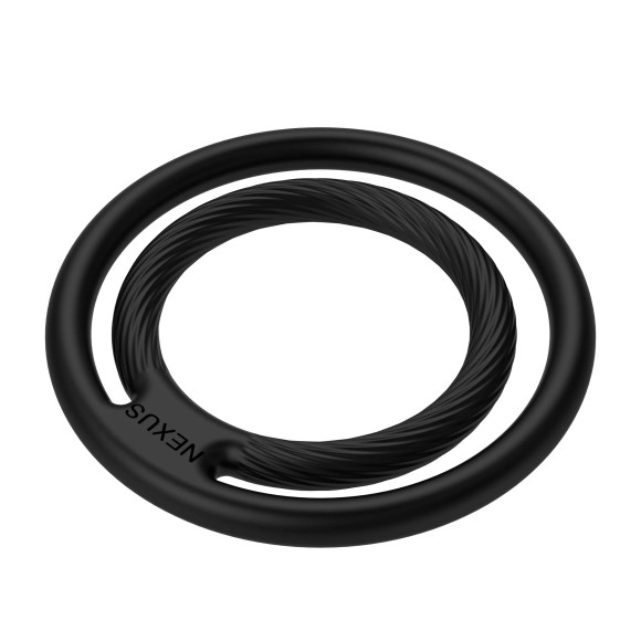 Черное двойное эрекционное кольцо Nexus Enduro Double Черное двойное эрекционное кольцо Nexus Enduro Double