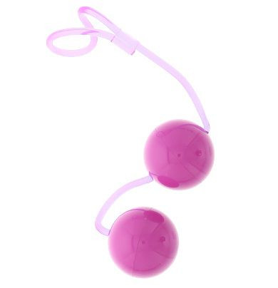 Фиолетовые вагинальные шарики на мягкой сцепке GOOD VIBES PERFECT BALLS Фиолетовые вагинальные шарики на мягкой сцепке GOOD VIBES PERFECT BALLS