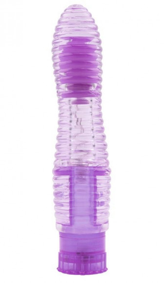 Фиолетовый вибратор с рёбрышками Lines Exciter - 16,2 см. Фиолетовый вибратор с рёбрышками Lines Exciter - 16,2 см.