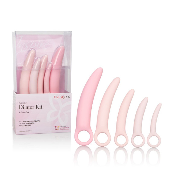 Набор из 5 диляторов разного размера Silicone Dilator Kit 5-Piece Set Набор из 5 диляторов разного размера Silicone Dilator Kit 5-Piece Set
