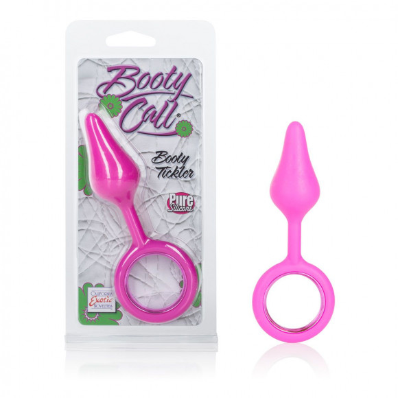 Розовая анальная пробка Booty Call Booty Tickler - 9,5 см. Розовая анальная пробка Booty Call Booty Tickler - 9,5 см.