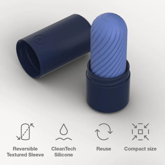 Синий двусторонний мастурбатор Arcwave Ghost Pocket Stroker Синий двусторонний мастурбатор Arcwave Ghost Pocket Stroker