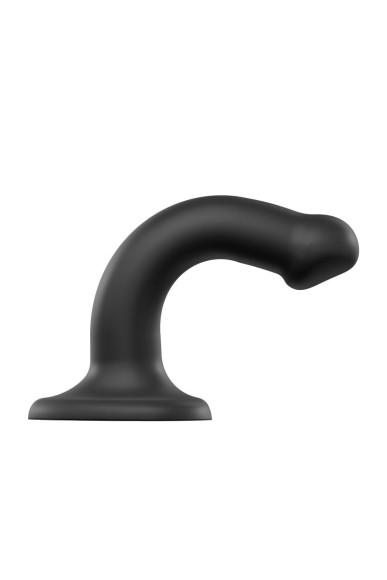 Черный фаллос на присоске Silicone Bendable Dildo S - 17 см. Черный фаллос на присоске Silicone Bendable Dildo S - 17 см.