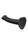 Черный фаллос на присоске Silicone Bendable Dildo S - 17 см. Черный фаллос на присоске Silicone Bendable Dildo S - 17 см.