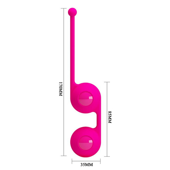 Ярко-розовые вагинальные шарики Kegel Tighten Up III Ярко-розовые вагинальные шарики Kegel Tighten Up III