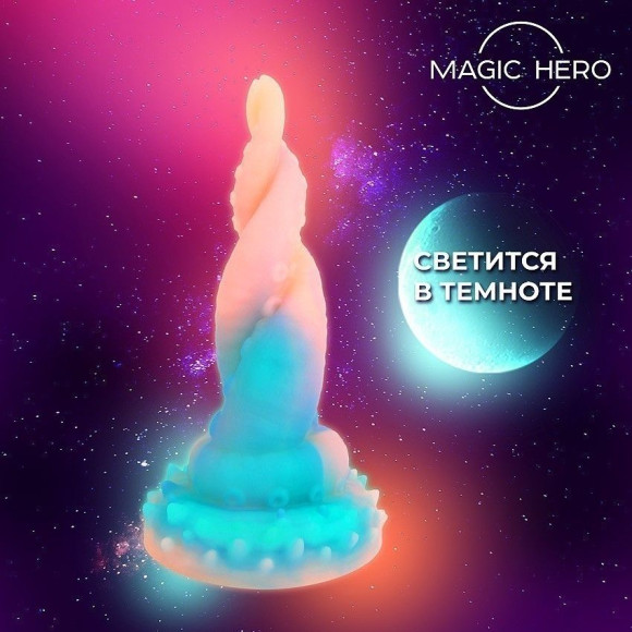 Светящийся в темноте фантазийный стимулятор в виде щупалец осьминога - 20 см. Светящийся в темноте фантазийный стимулятор в виде щупалец осьминога - 20 см.