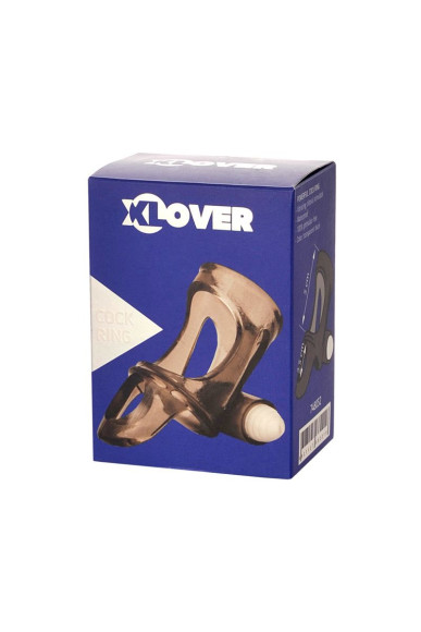 Дымчатая насадка на пенис Toyfa XLover с вибропулей Дымчатая насадка на пенис Toyfa XLover с вибропулей