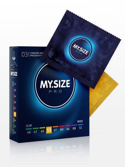 Презервативы MY.SIZE размер 53 - 3 шт. Презервативы MY.SIZE размер 53 - 3 шт.