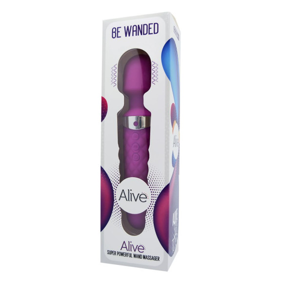 Фиолетовый wand-вибратор Be Wanded - 20 см. Фиолетовый wand-вибратор Be Wanded - 20 см.