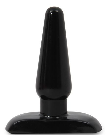 Черная анальная пробка Small Plug - 9 см. Черная анальная пробка Small Plug - 9 см.