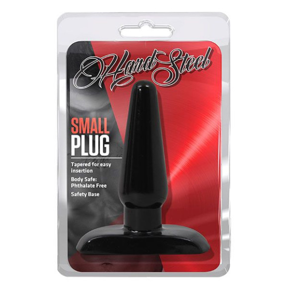 Черная анальная пробка Small Plug - 9 см. Черная анальная пробка Small Plug - 9 см.