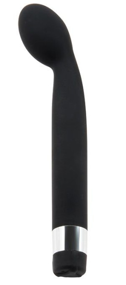 Чёрный G-стимулятор с вибрацией Scarlet G - 21 см. Чёрный G-стимулятор с вибрацией Scarlet G - 21 см.