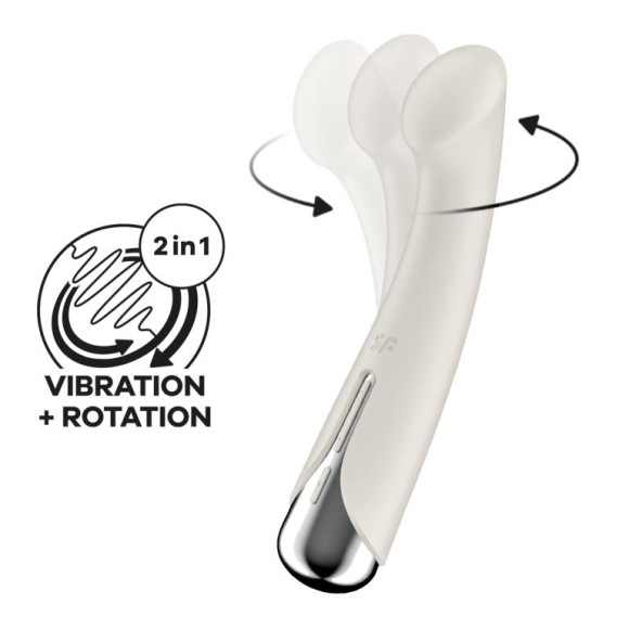 Телесный вибратор для G-стимуляции Spinning G-Spot 1 - 17 см. Телесный вибратор для G-стимуляции Spinning G-Spot 1 - 17 см.